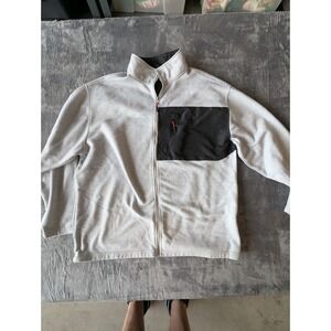 BEVERLY HILLS POLO CLUB Sweater Fleece Full Zip Up Jacket Utility 2XL